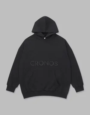 CRONOS BOLD LOGO HOODIE【BLACK】