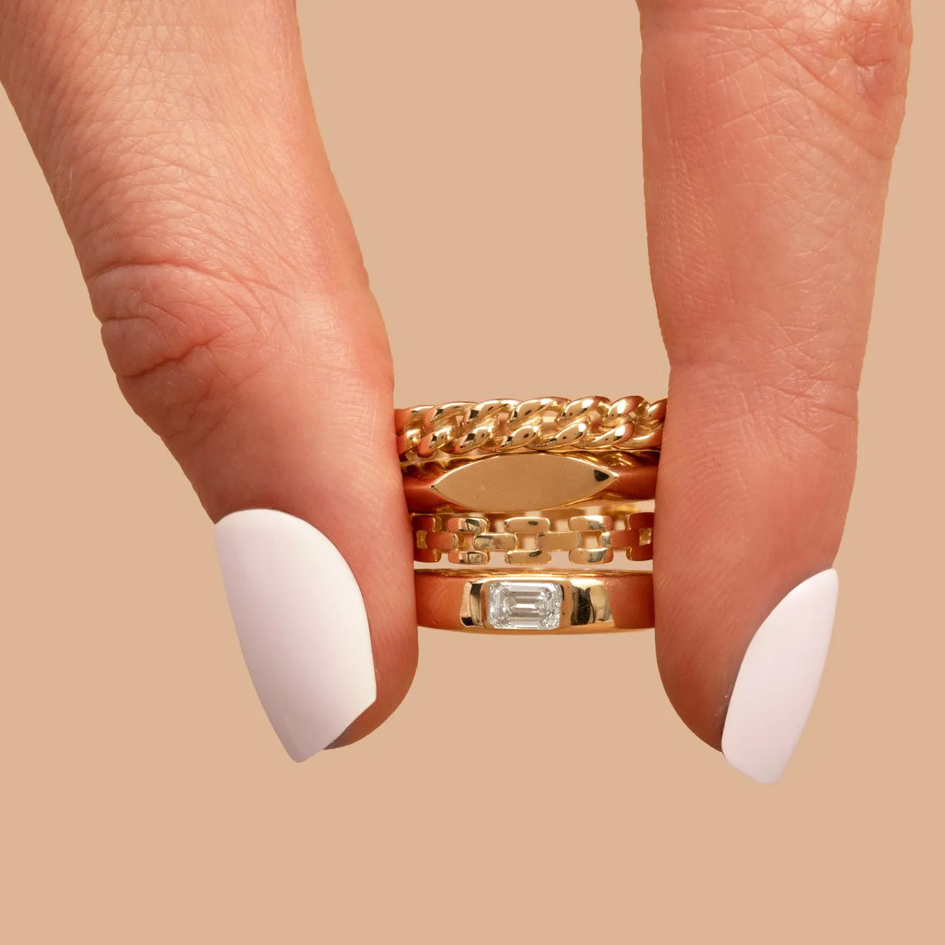 Curb Link Ring
