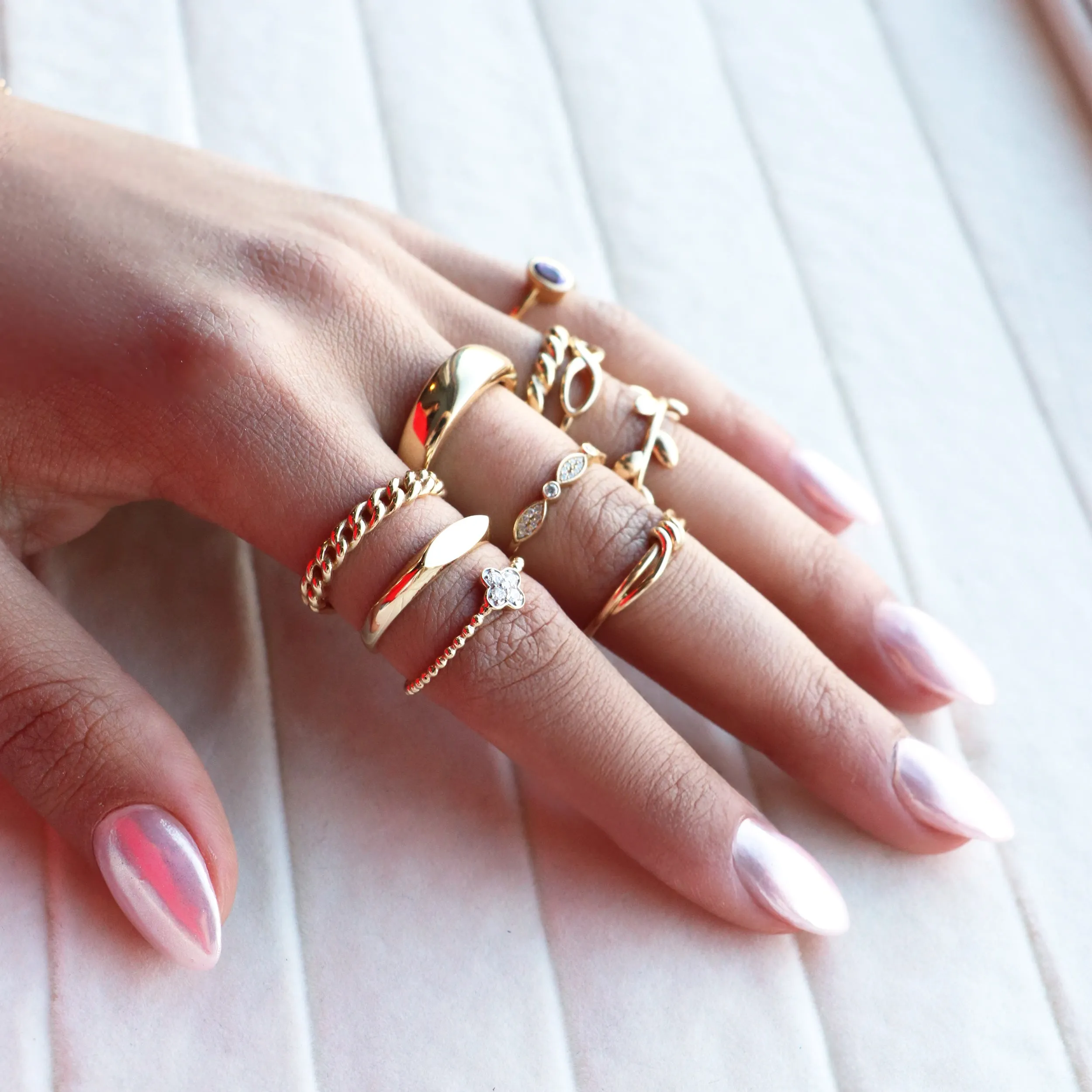 Curb Link Ring