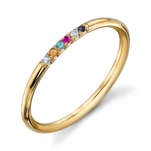 Custom Birthstone Band
