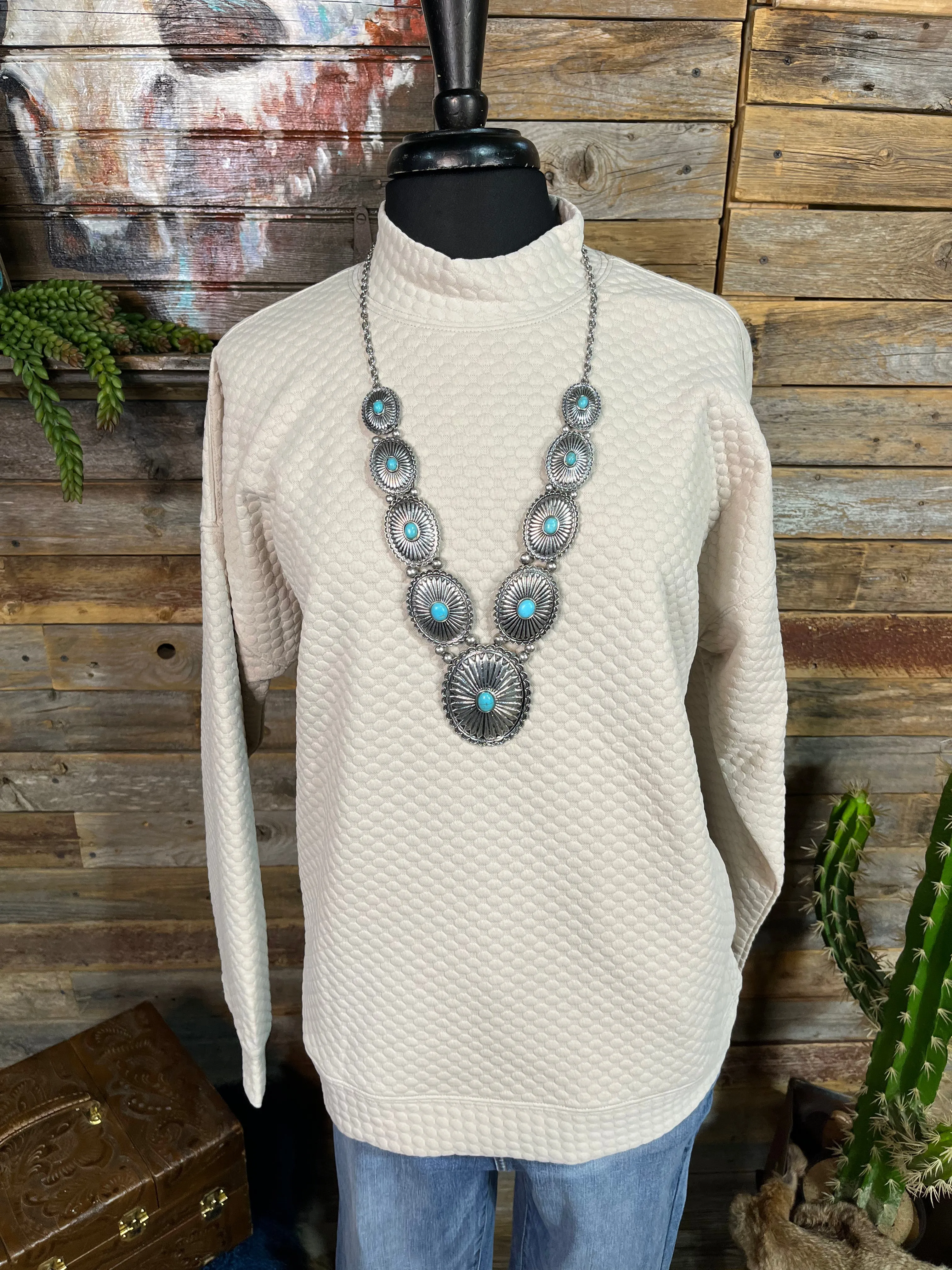 Daisy Textured Top