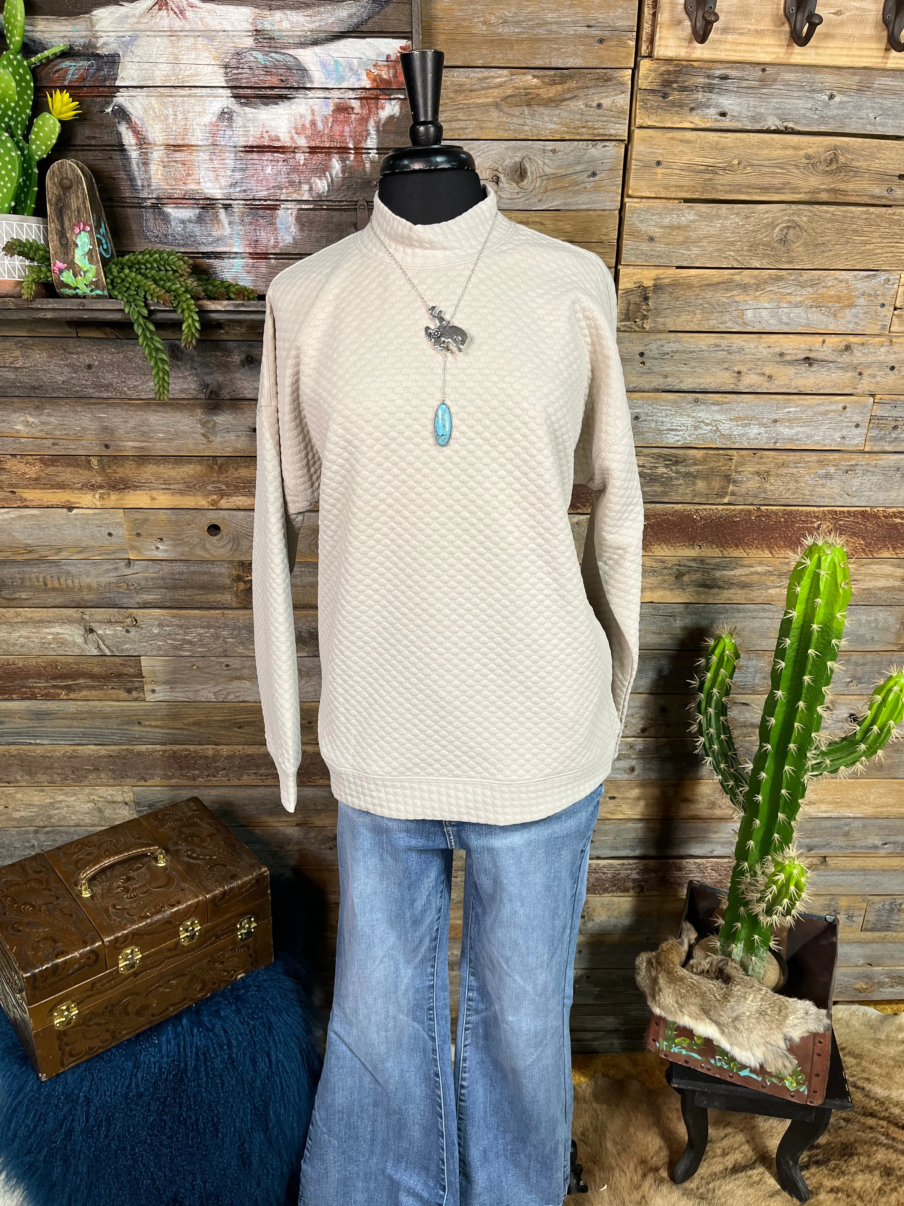 Daisy Textured Top