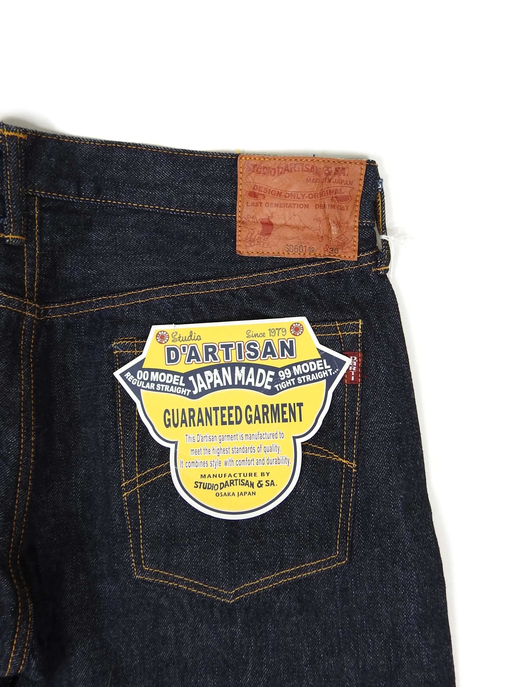 D'Artisan Studio Selvedge Denim Size 36