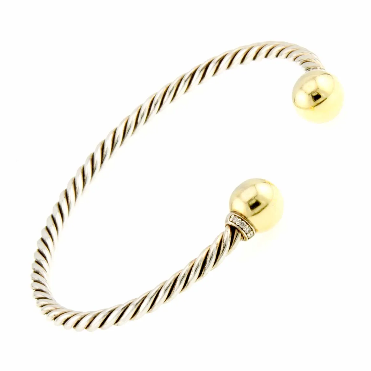 David Yurman Solari Bracelet with 18kt Gold and Diamonds