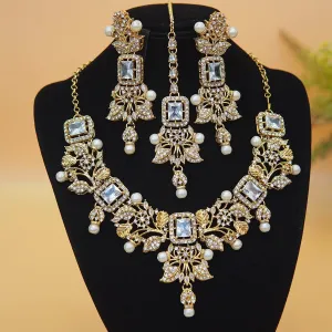Designer Copper Haseen Necklace Set
