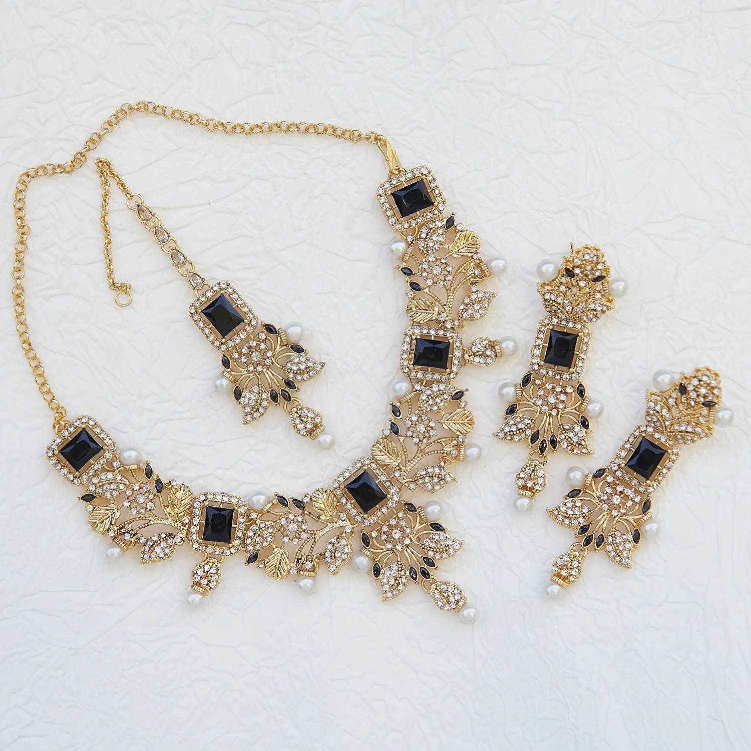 Designer Copper Haseen Necklace Set