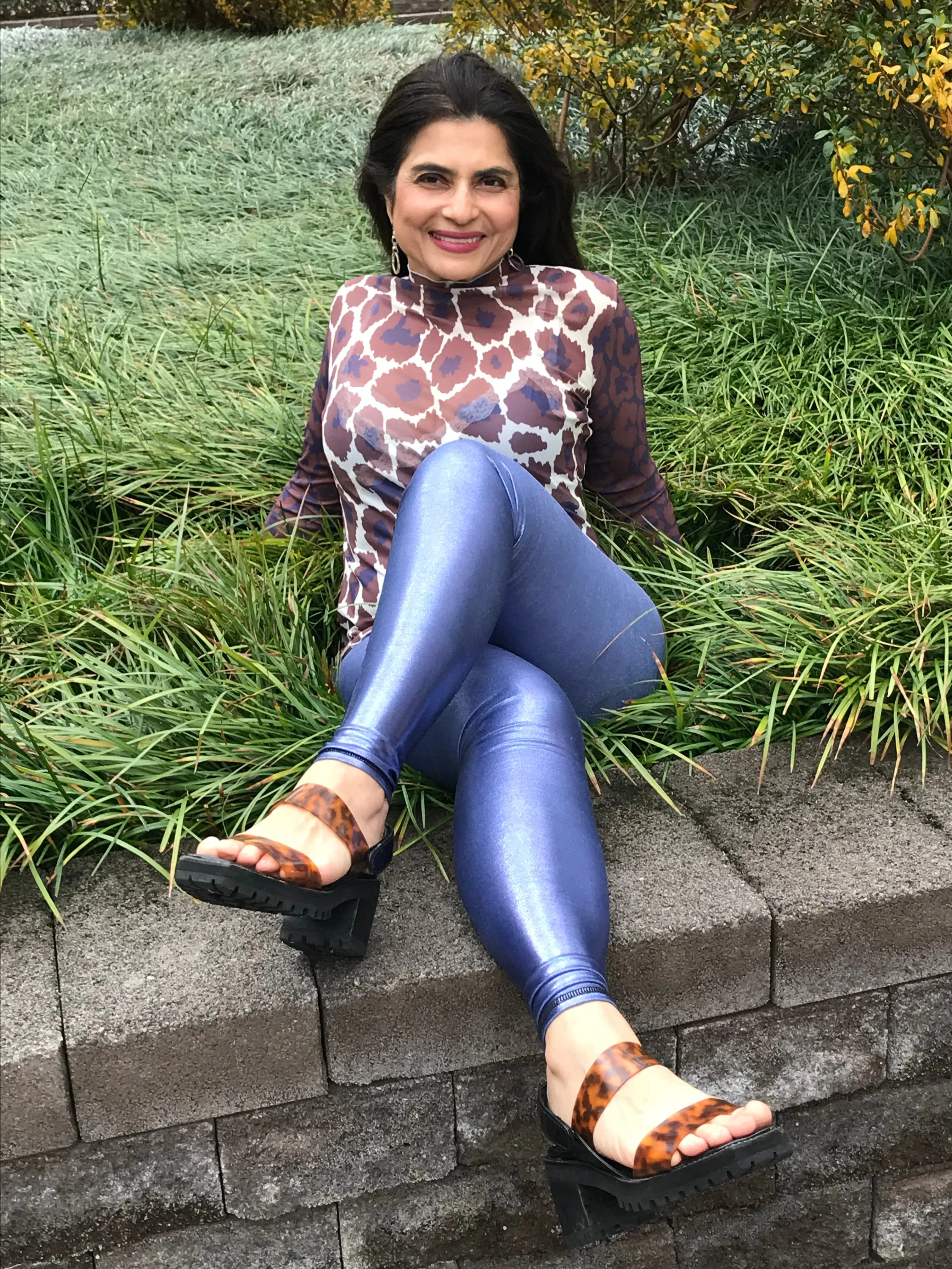 Designer Foil Leggings