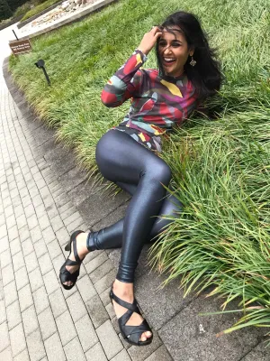 Designer Foil Leggings