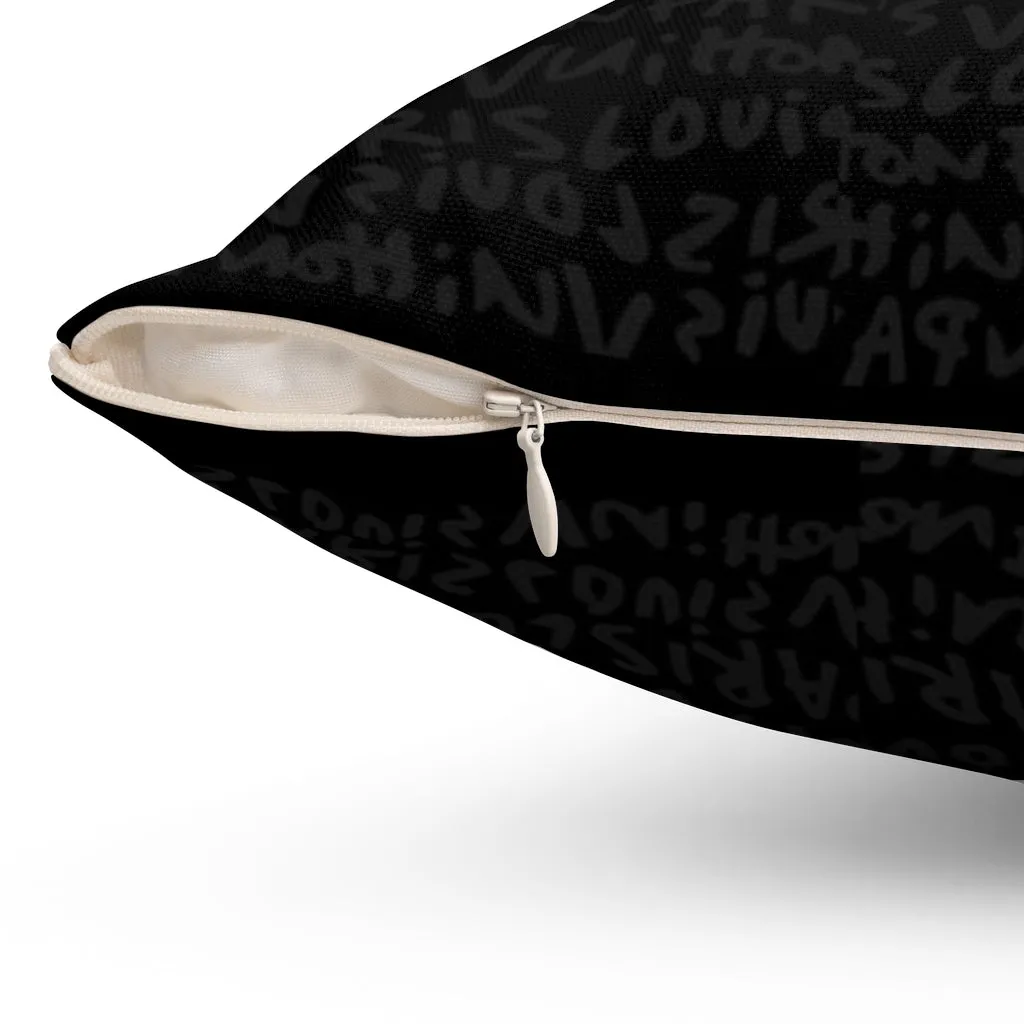 “Designer Graffiti” Throw Pillow