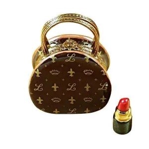 Designer Purse with Lipstick