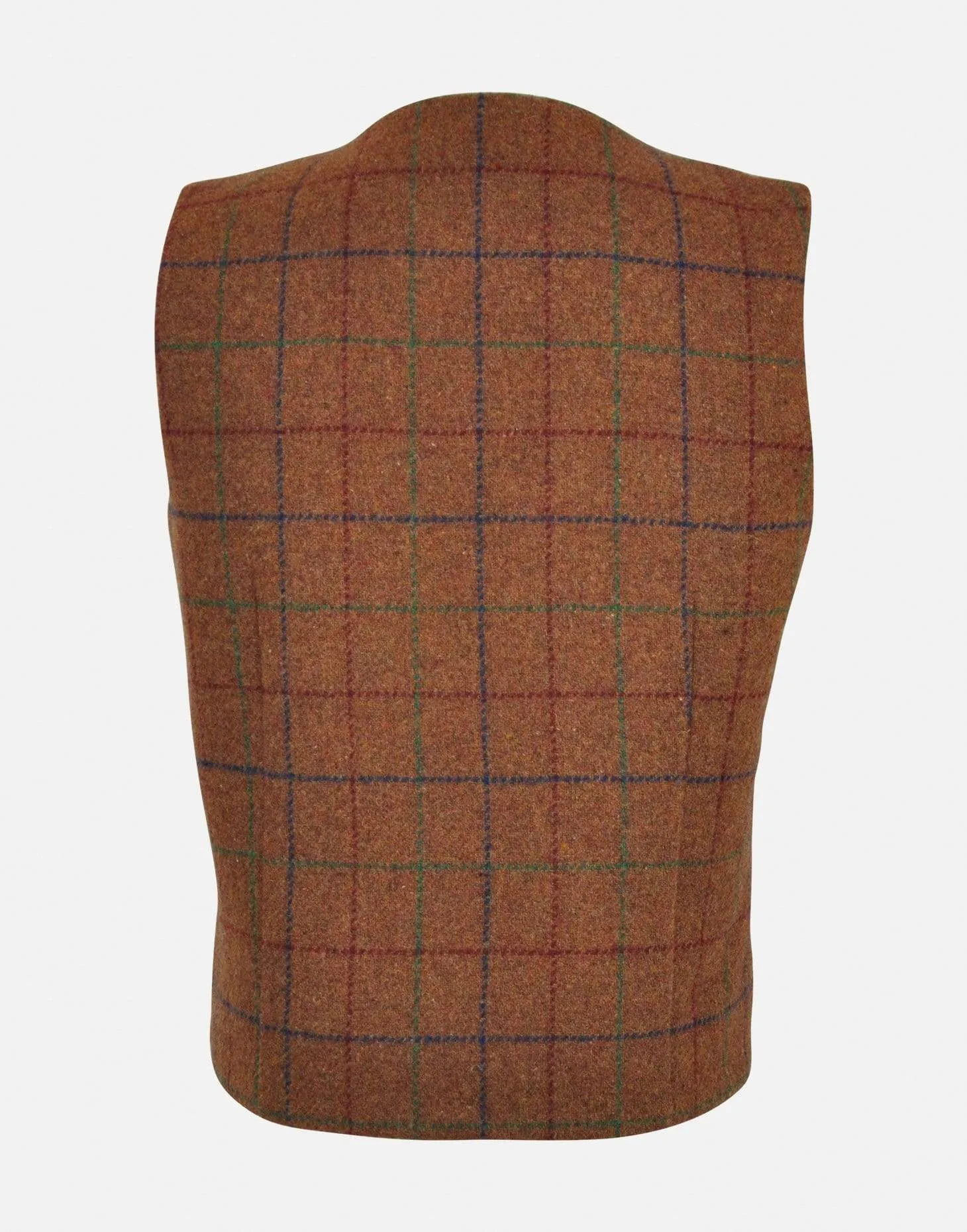 Dicken : Brown checked waistcoat