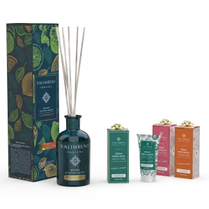 Diffusore a Bastoncini 250 ml Elisir di Bergamotto   3 Creme Profumate 50ml in PROVA OMAGGIO (Elisir di Bergamotto 50ml   Incanto d'Ambra 50ml   Spezie di Bisanzio 50ml)