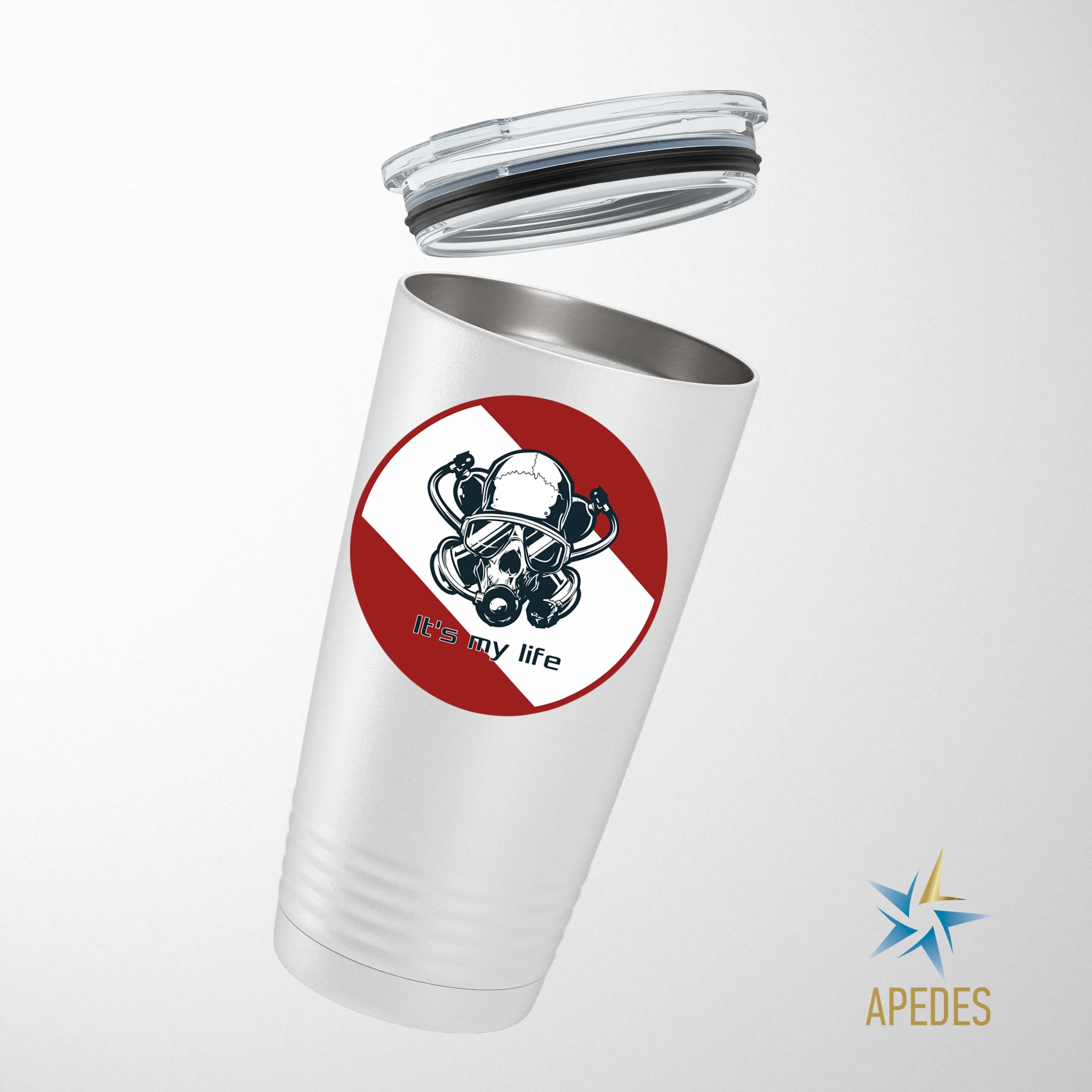 Diver Skull Stainless Steel Tumbler 20 OZ
