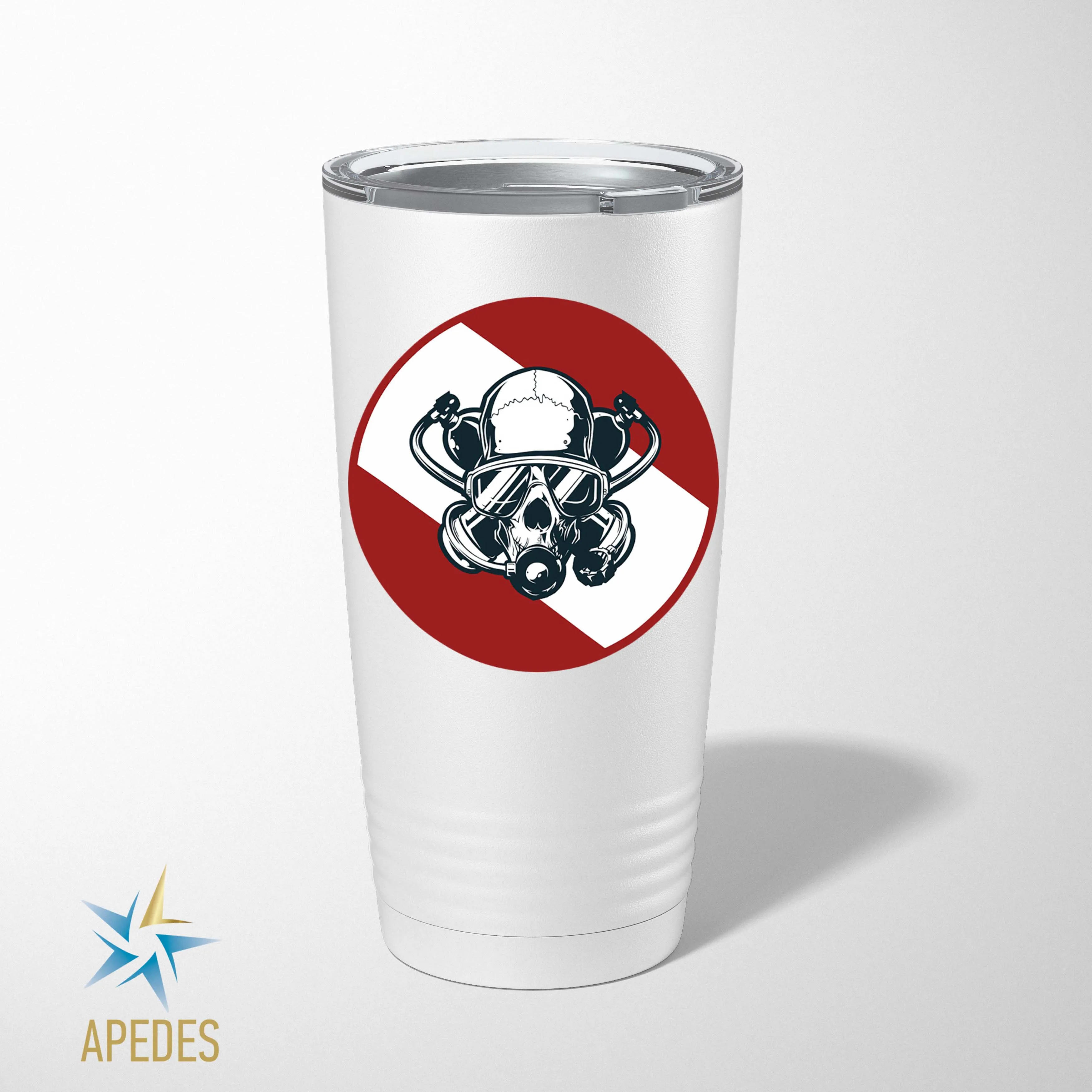 Diver Skull Stainless Steel Tumbler 20 OZ