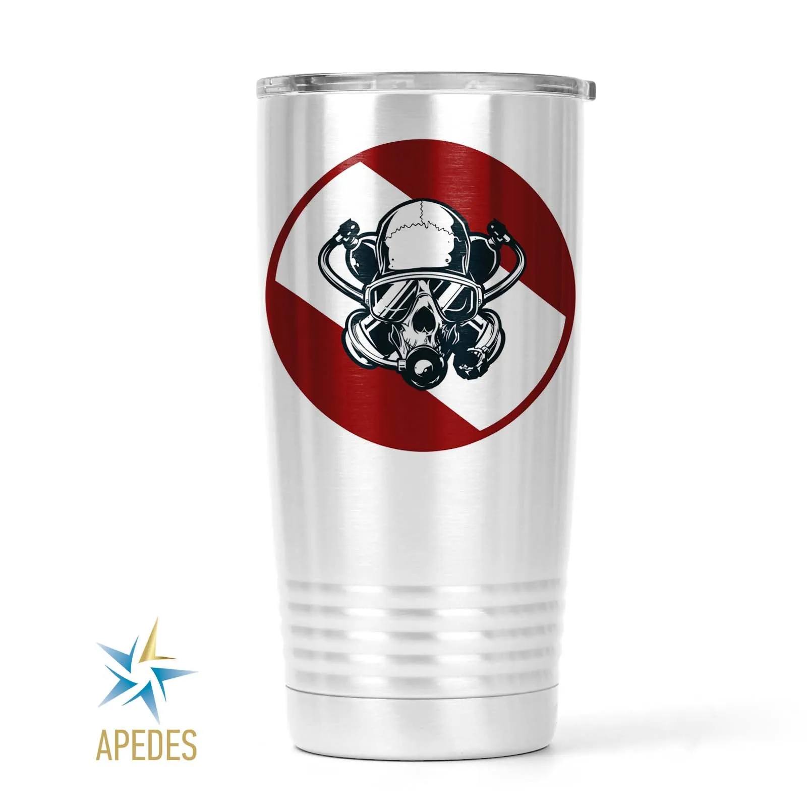 Diver Skull Stainless Steel Tumbler 20 OZ