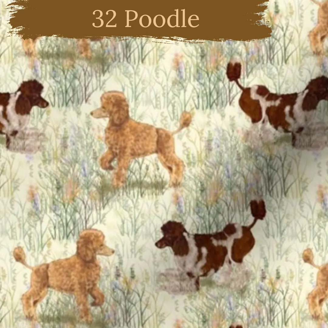 Dog breeds cable knit topped romper