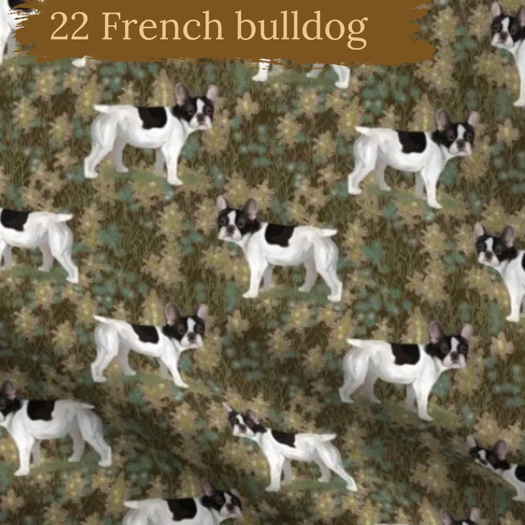 Dog breeds cable knit topped romper
