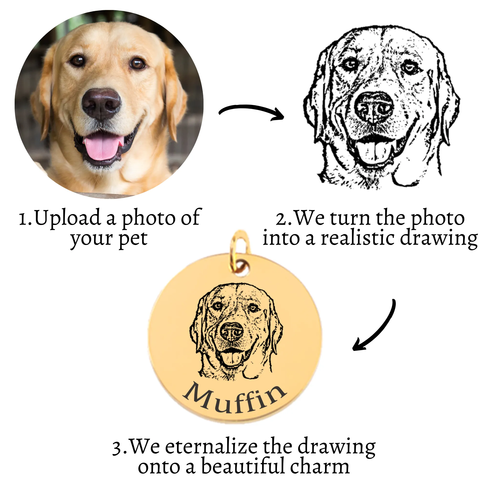Dog Portrait Necklace