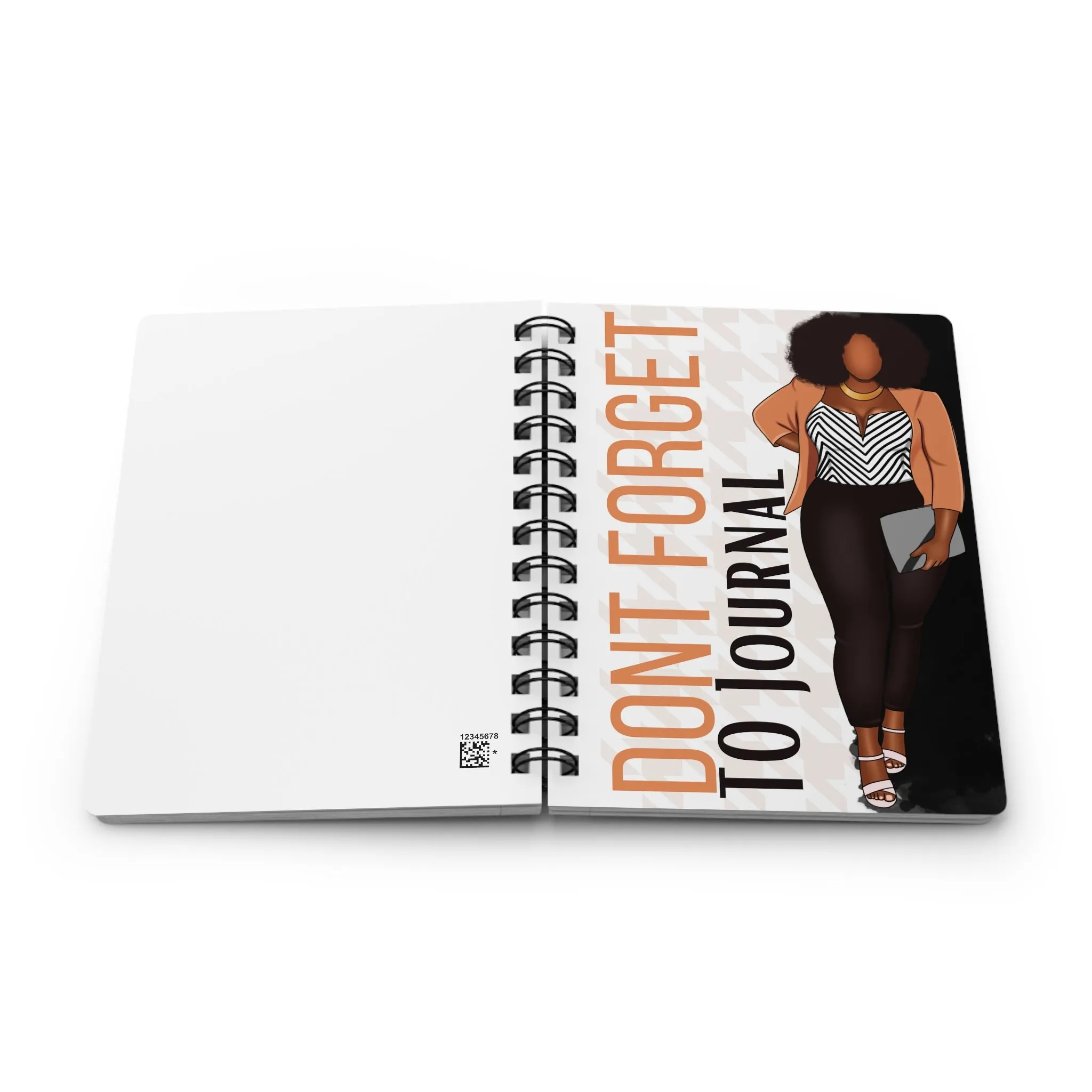 Don't Forget To Journal Spiral Bound Journal