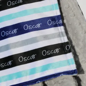Double Minky Blanket - Stripes