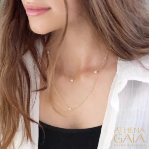 Double Strand Pearl Necklace