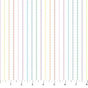 Dovetail 92029-10 Stripes White Multi