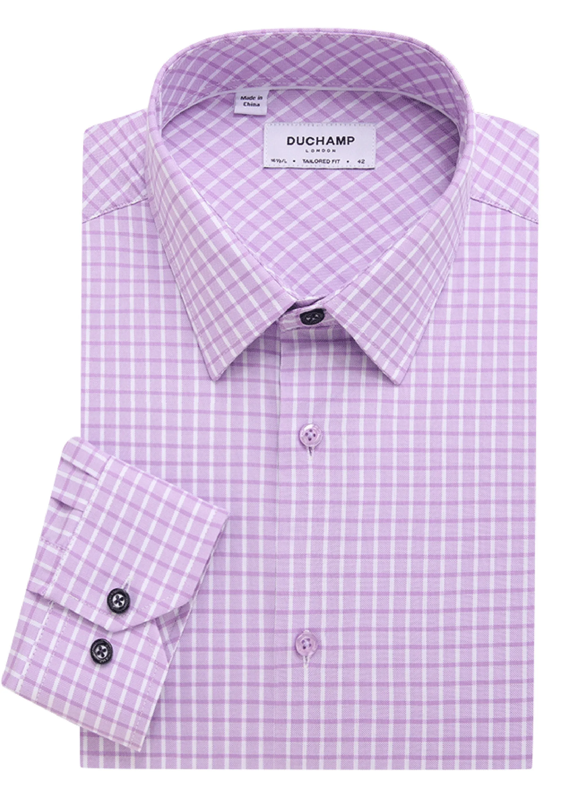 Duchamp London Checked Dress Shirt
