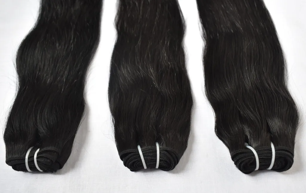 Dye Black 20" inch Straight hair 1 bundle