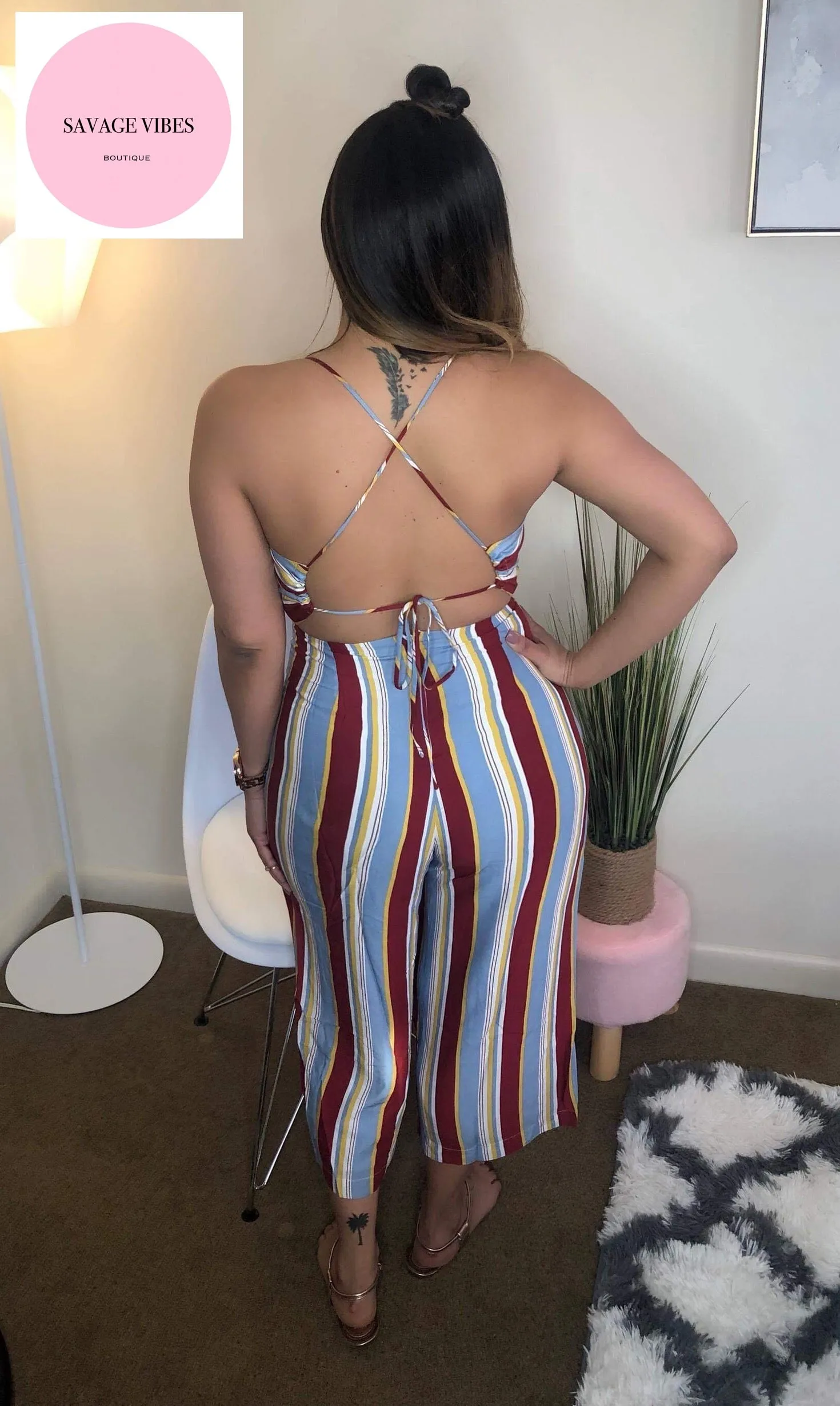 Earth Stripes Jumpsuit