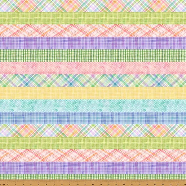 Easter Wonder W5431-145 Plaid Stripe Spring