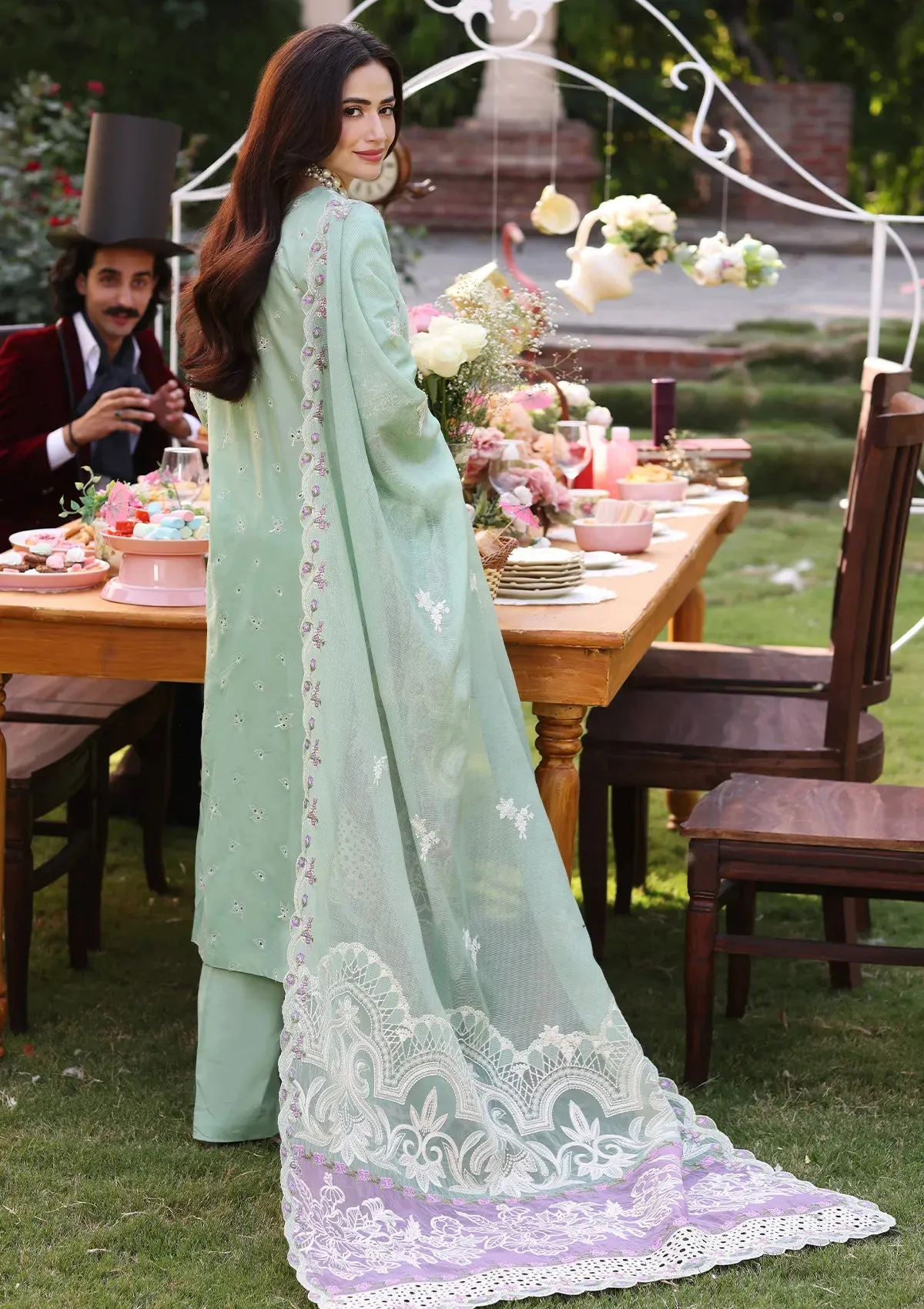 ECF-05 ALICE | Elaf Premium festive Chikankari collection2023