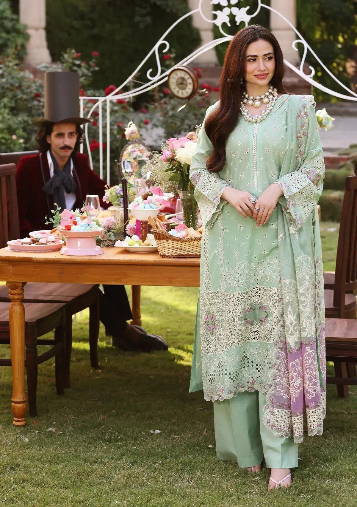 ECF-05 ALICE | Elaf Premium festive Chikankari collection2023