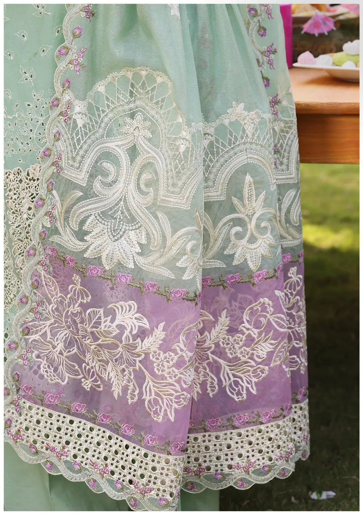 ECF-05 ALICE | Elaf Premium festive Chikankari collection2023