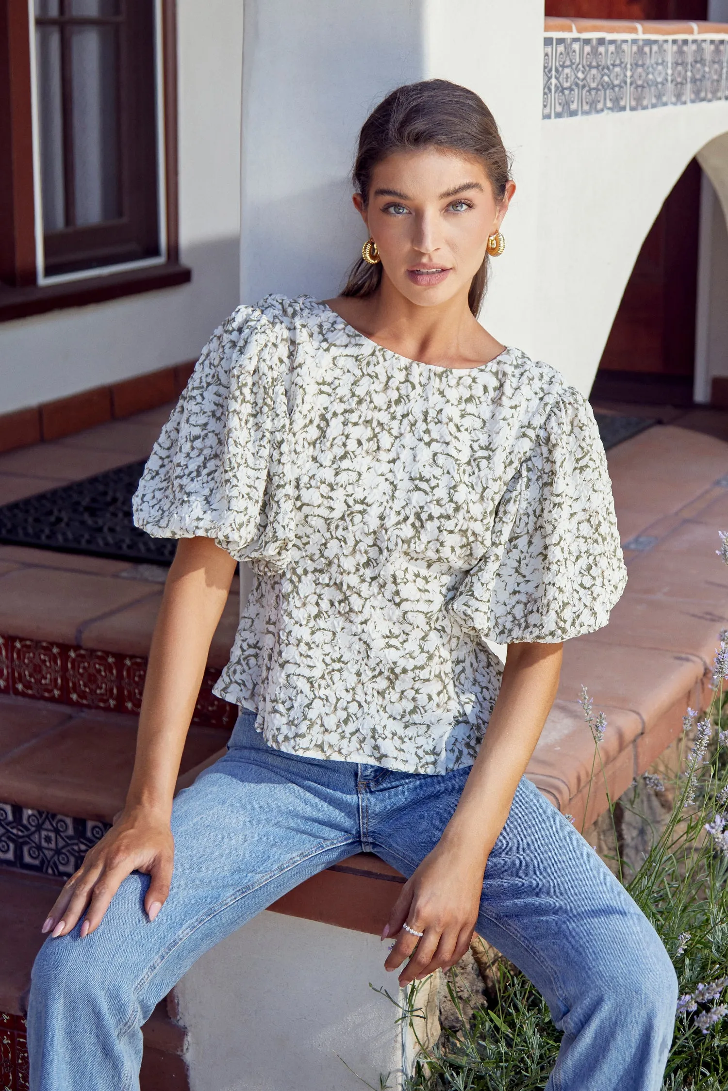 Eli Textured Blouse