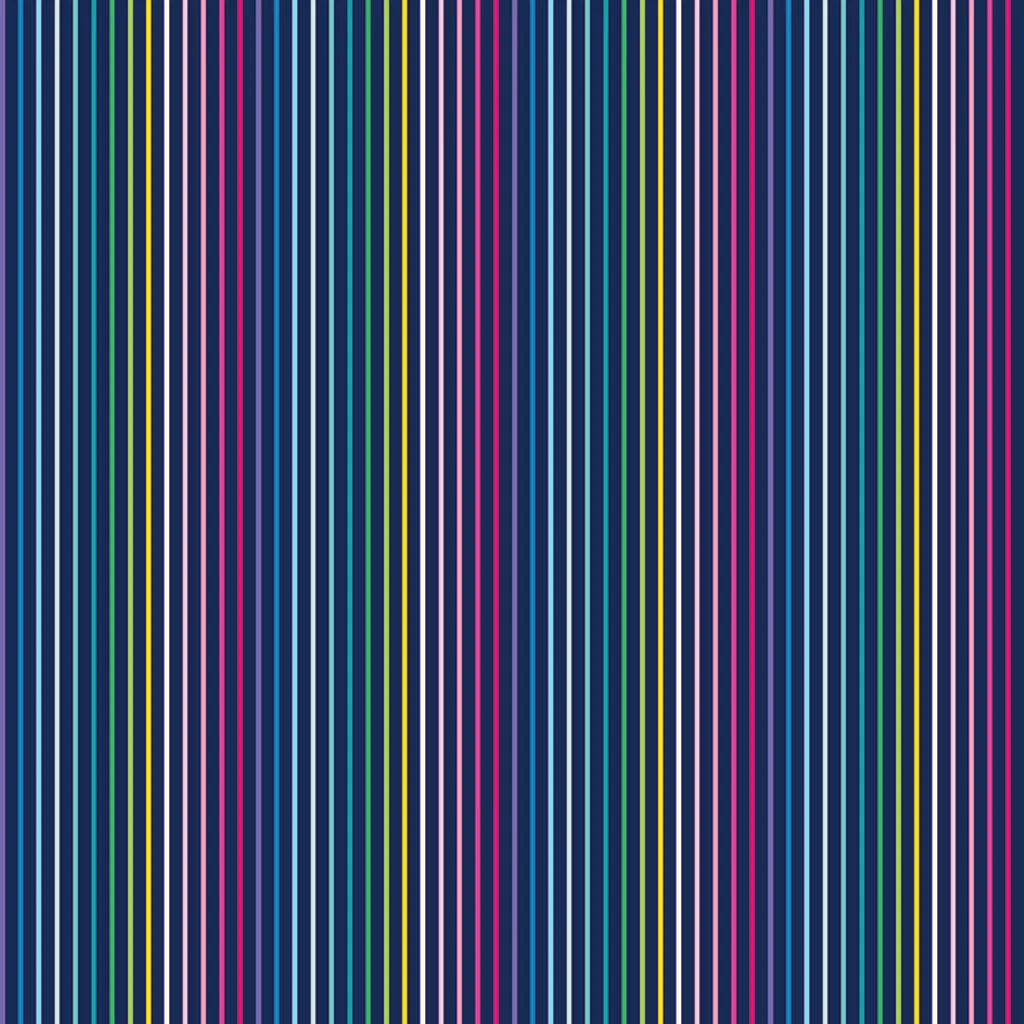 Emily Light Navy Happy Stripe