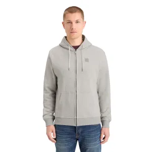 ESSENTIAL LOGO BADGE ZIP THROUGH HOODIE