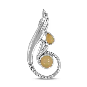 Ethiopian Opal Silver Designer Pendant