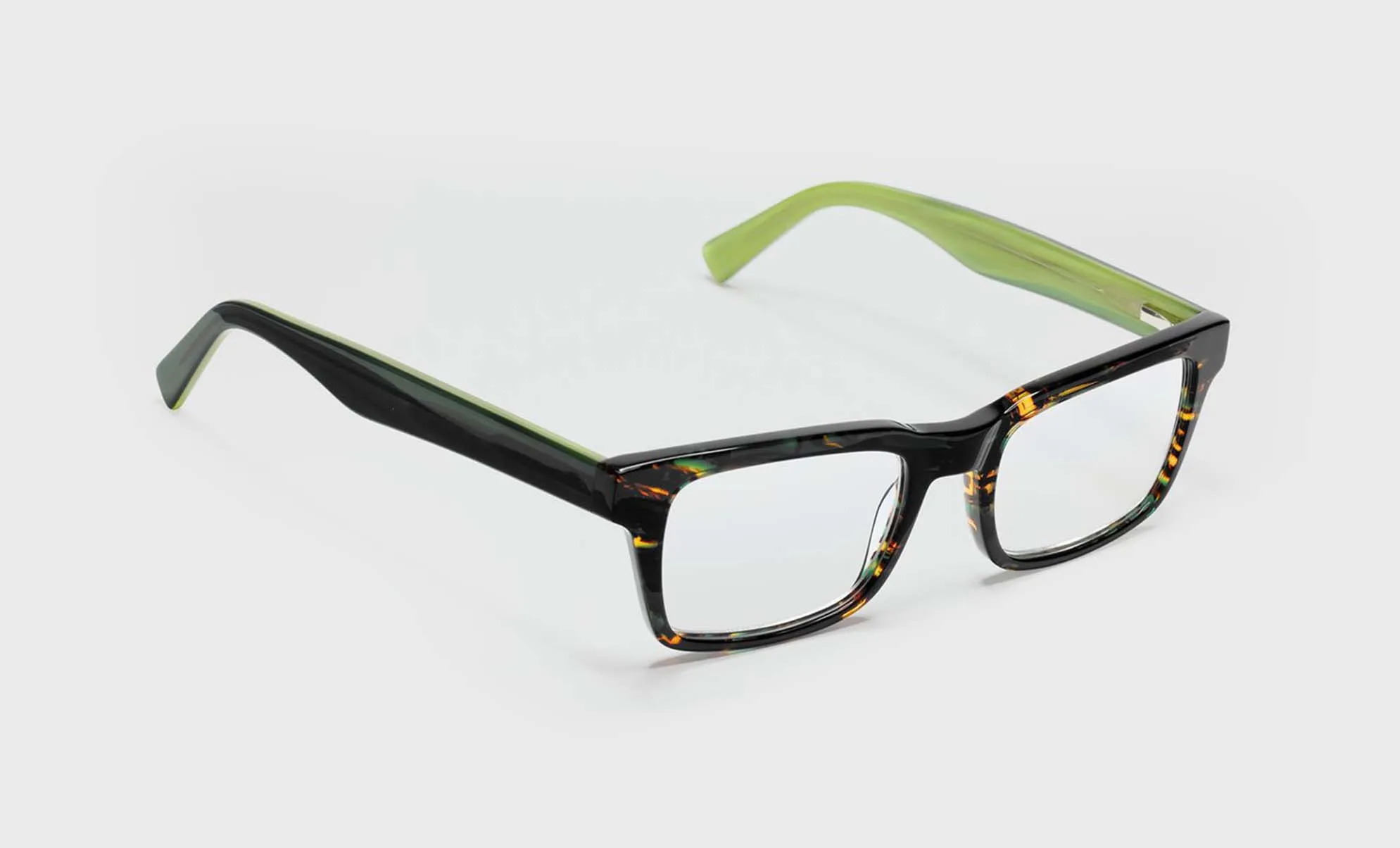 Fare n Square Color 11 - Green tortoise front with green temples