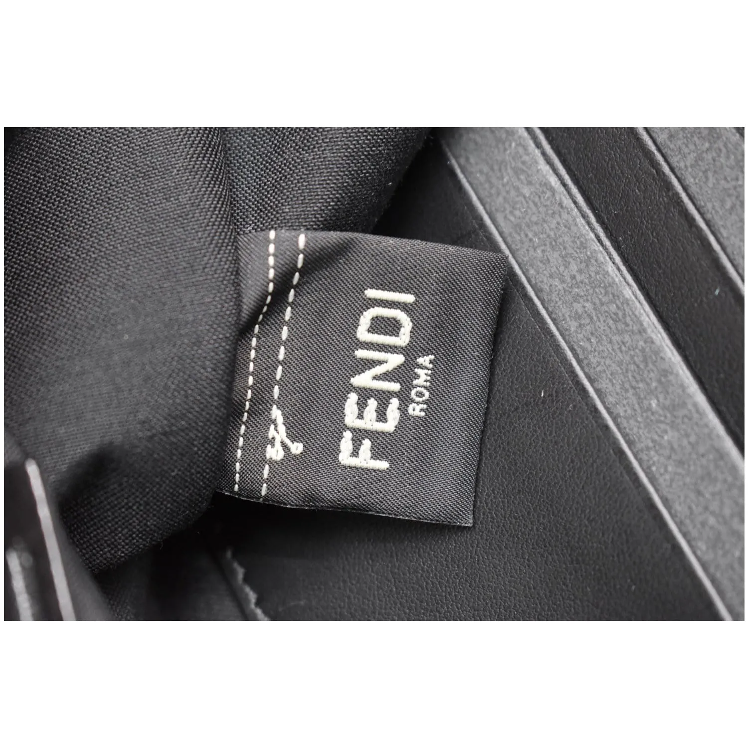 FENDI Camouflage FF Print Nylon Wristlet Pouch Multicolor