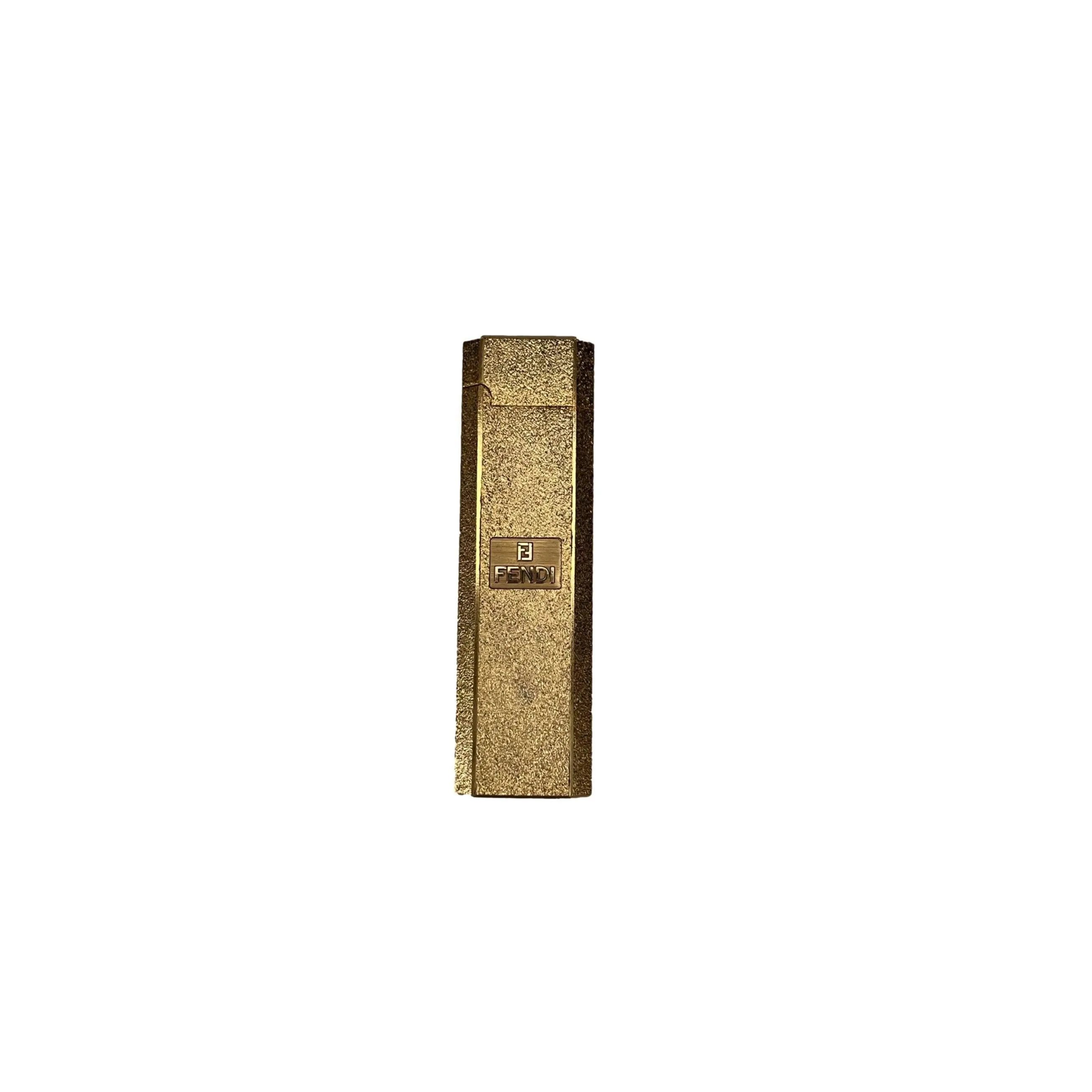 Fendi Gold Textured Lighter
