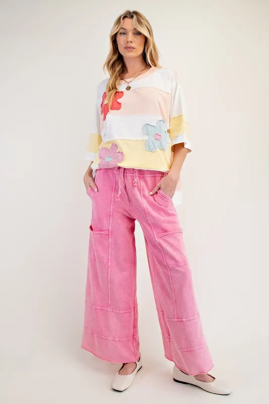 Flower Patch Cotton Slub Tunic