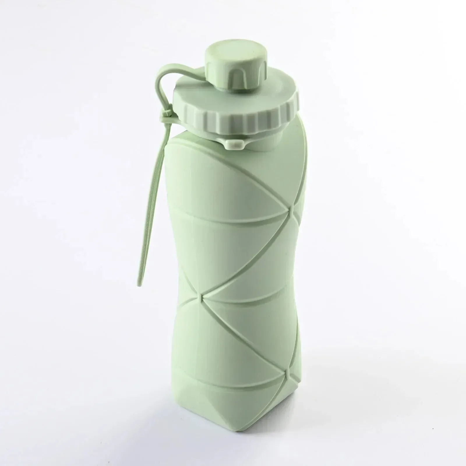 Foldable Silicone Water Bottle Leakproof, Portable, Ideal for Travel, Sports
