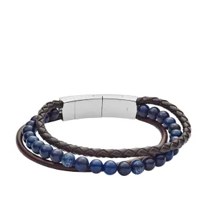 Fossil Vintage Casual Leather Bracelet - JF02885040