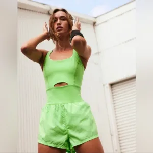 FP Movement Righteous Onsie Neon Green Women's. Medium NWOTS!! Lime Glow!!