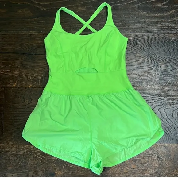 FP Movement Righteous Onsie Neon Green Women's. Medium NWOTS!! Lime Glow!!