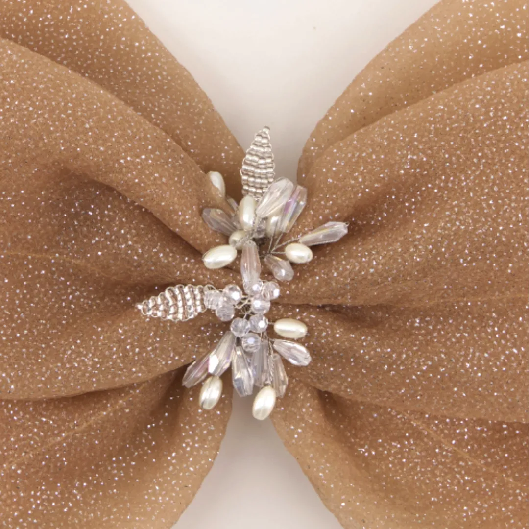 Galena Blush Girls Bow Hair Clip