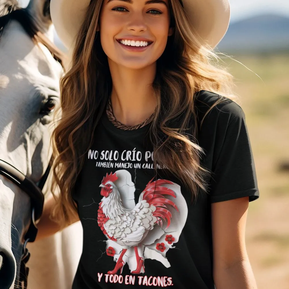 Gallinero en Tacones: La Camiseta de Supermamá - Disponible en Blanco y Negro