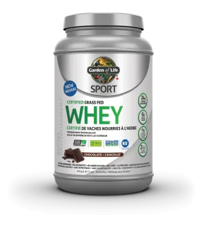 Garden of Life Sport Certified Grass Fed Whey - Chocolate (672 g)