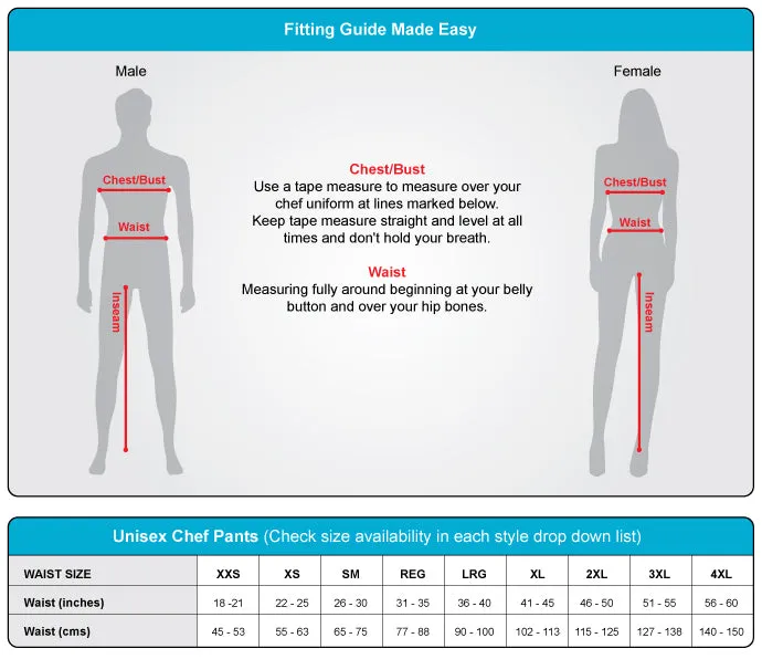 GC - Traditional Check Chef Pants