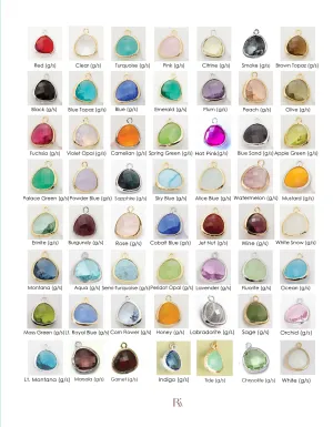 Gemstone Leverback Earring